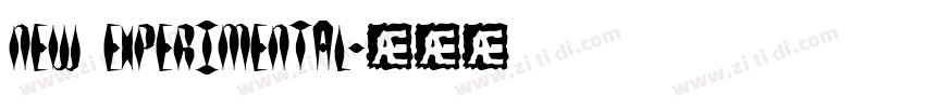 NEW EXPERIMENTAL字体转换
